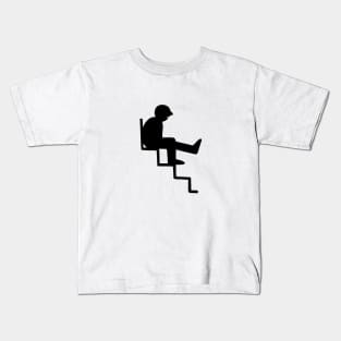 Man on Stairs Kids T-Shirt